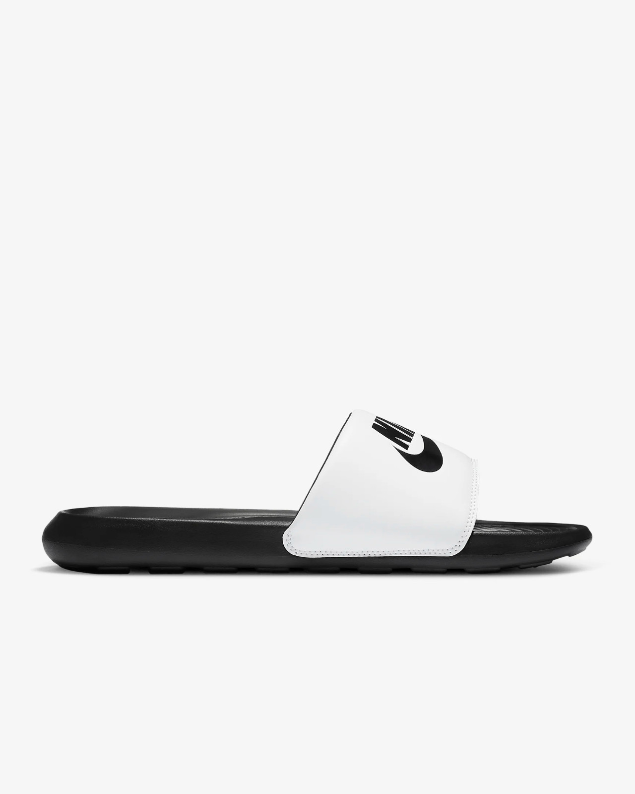 Size 10 Men’s Nike Victori One Slide Black/Black-White CN9675 005 NEW NIB
