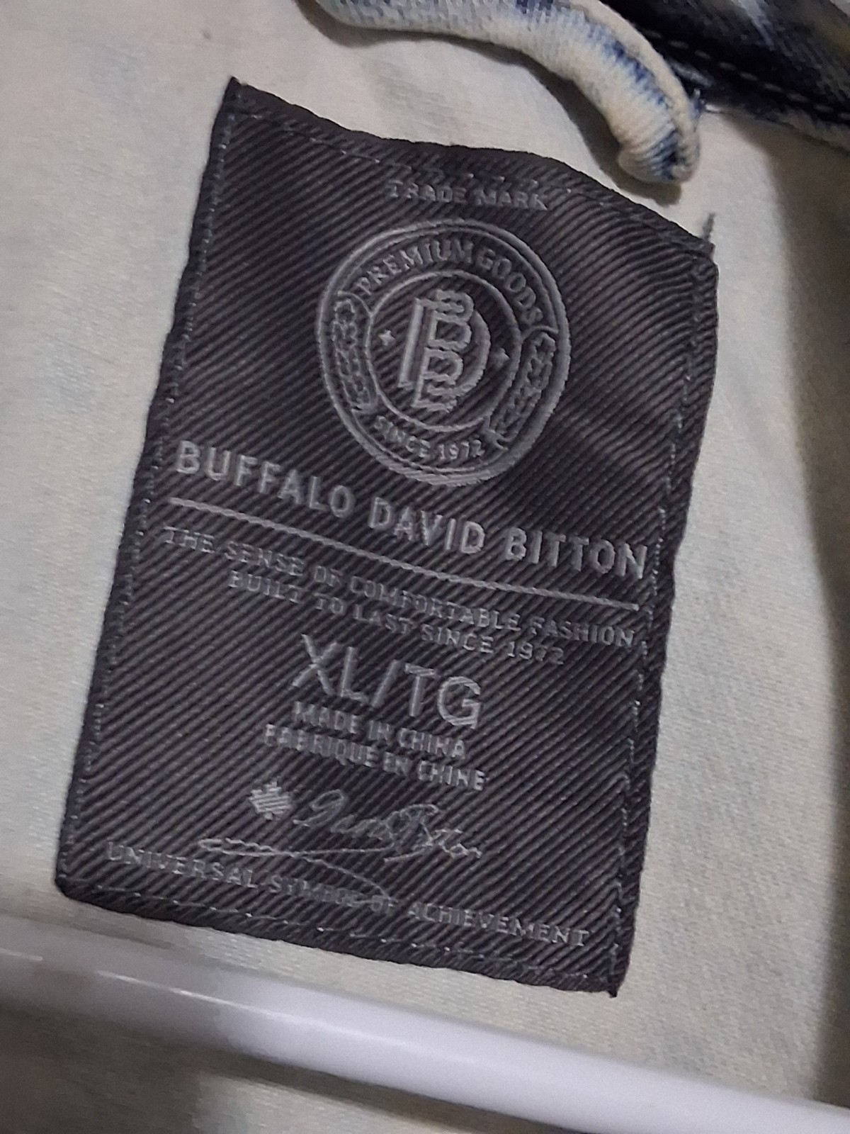 Buffalo David Bitton Denim Vest XL