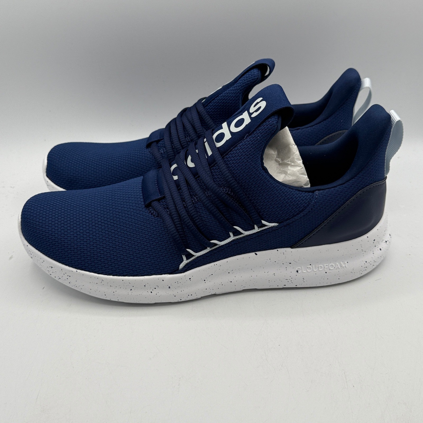 adidas Lite Racer Adapt 7.0 Shoes Mens 11.5 Navy Blue Slip On Sneakers JS0047