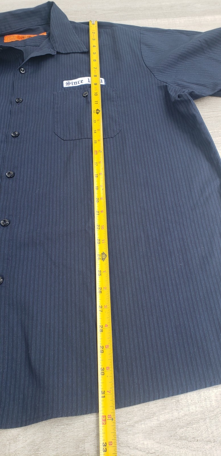 In-N-Out Burger 75th Anniversary Work Shirt 2023 Men’s 2XL Navy Button Front