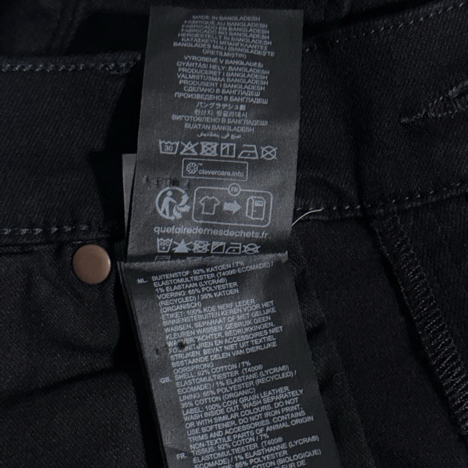 G-Star Raw Airblaze 3D Skinny Black Multi Pocket Moto Cargo Jeans Mens 30×30 NEW