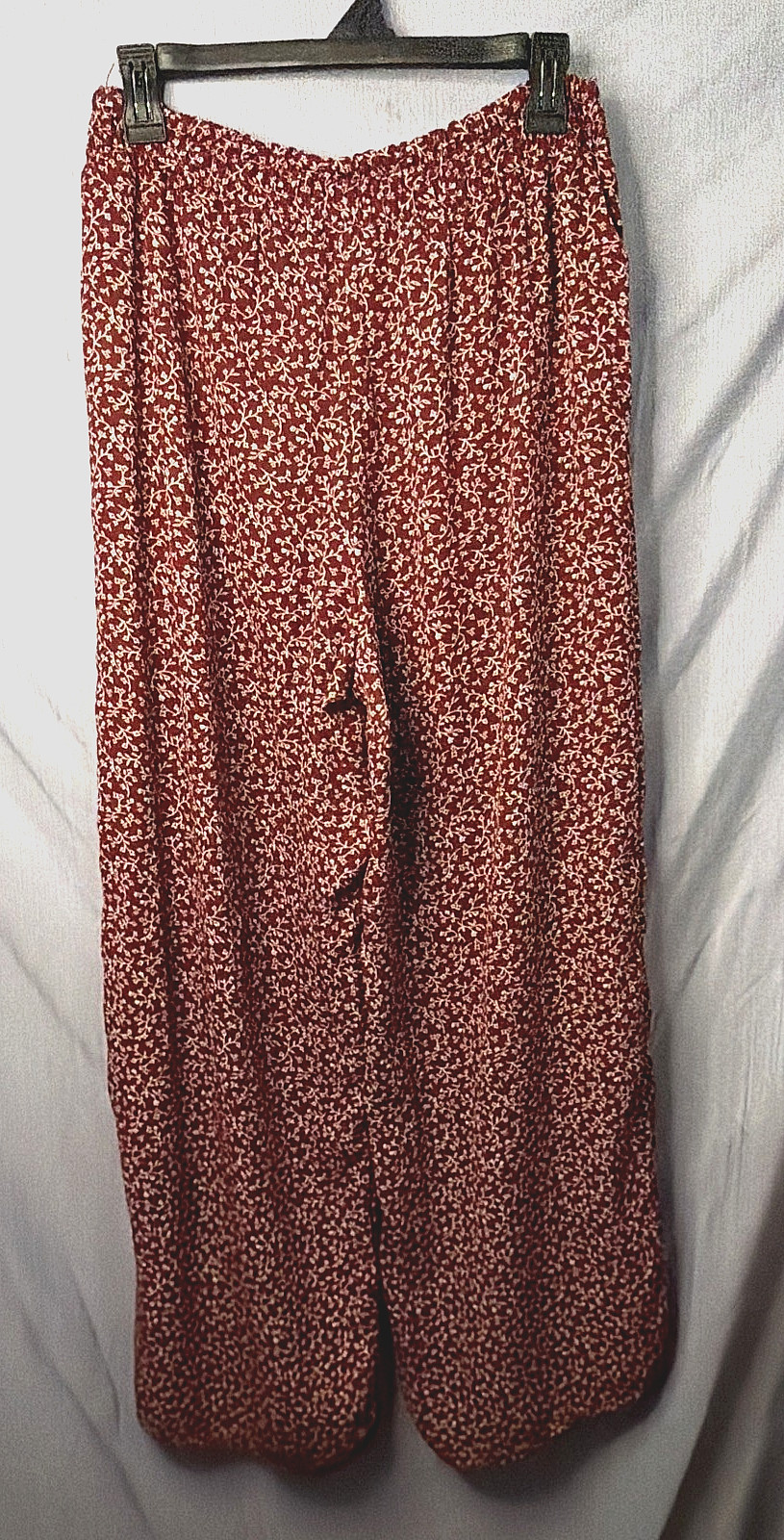 Hesperus Wide Leg Lightweight Pants Sz L Resort, Boho, Festival