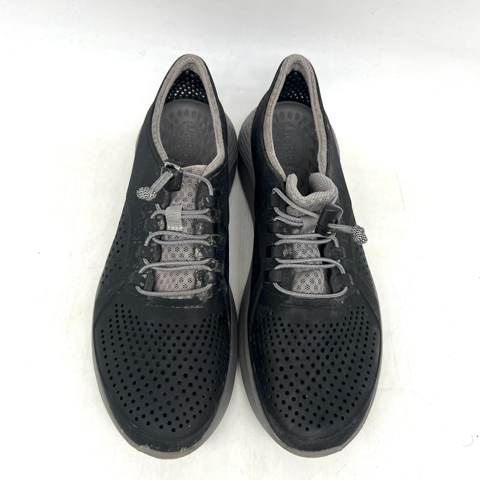 Crocs Men’s Shoes Size 9 M9 Literide Pacer Sneaker Black Lightweight Flexable