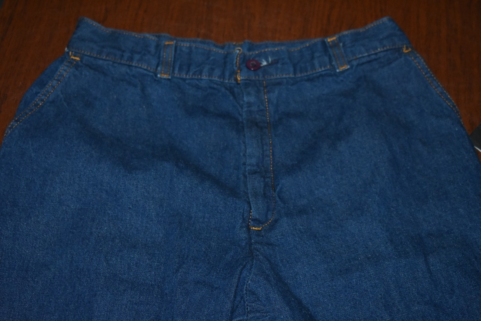 Vintage LEVI STRAUSS & CO BIG E ultra high waisted womens jeans Size 28 waist