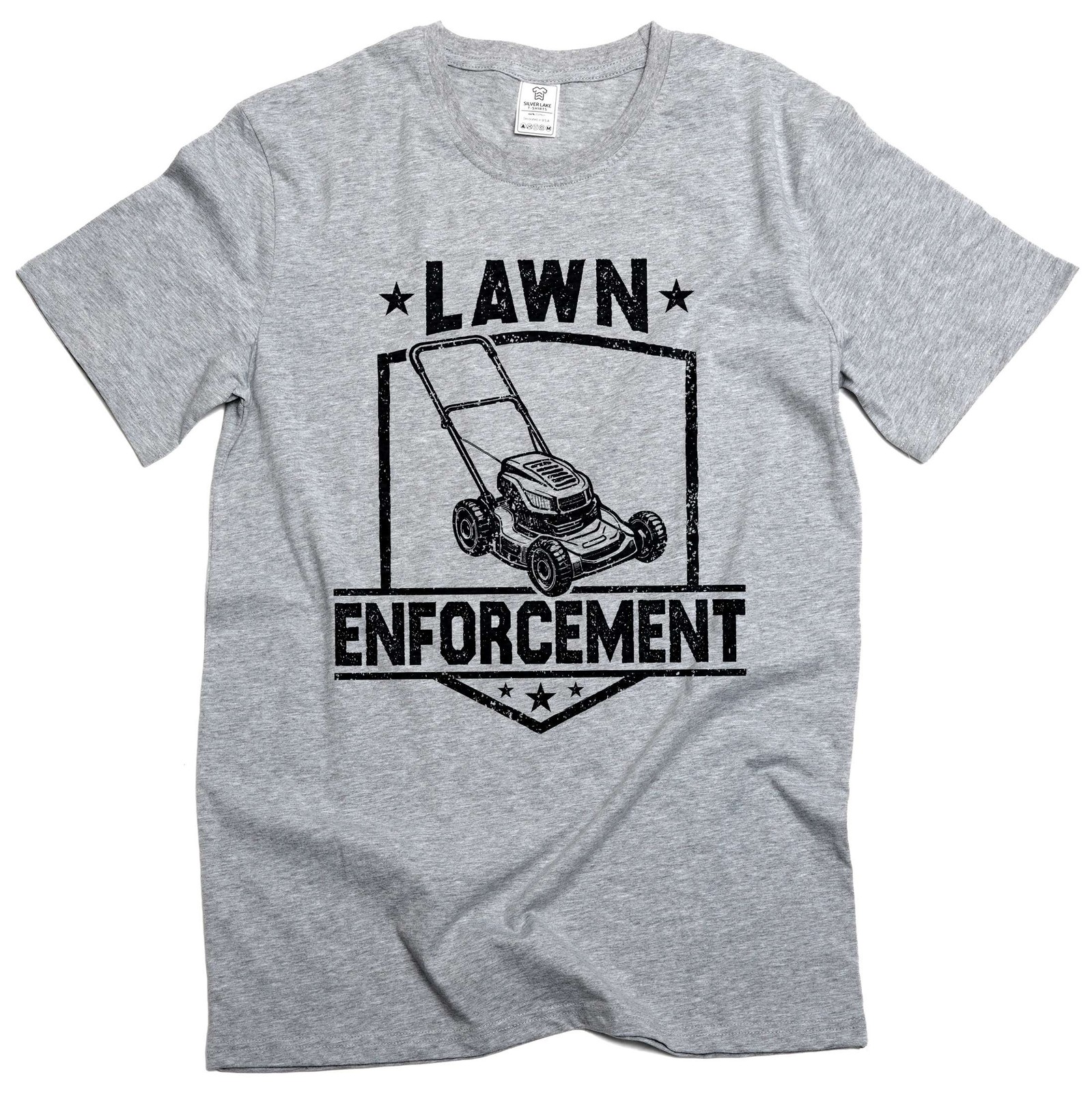 Father’s day Funny lawn enforcement Dad grandpa tee shirt law care tee