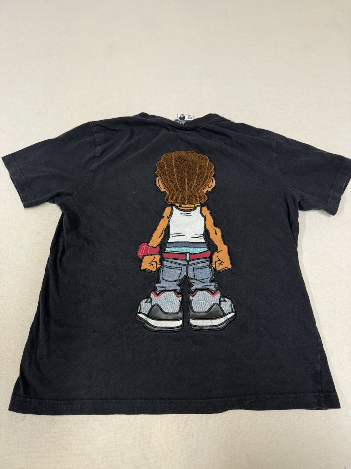 De Kryptic Boondocks Mens Shirt L Stitched Riley Adult Swim Cartoon Y2K 108