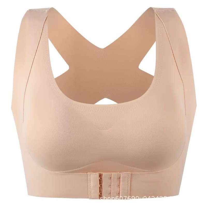 Posture Corrector Bra For Women 2-in-1 Breast Lifter & Back Support Front Clos