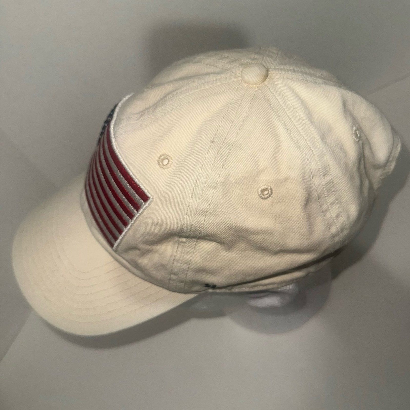 ’47 Brand OHT Operation Hat Trick Tan American Flag Hat Veterans United Cleanup