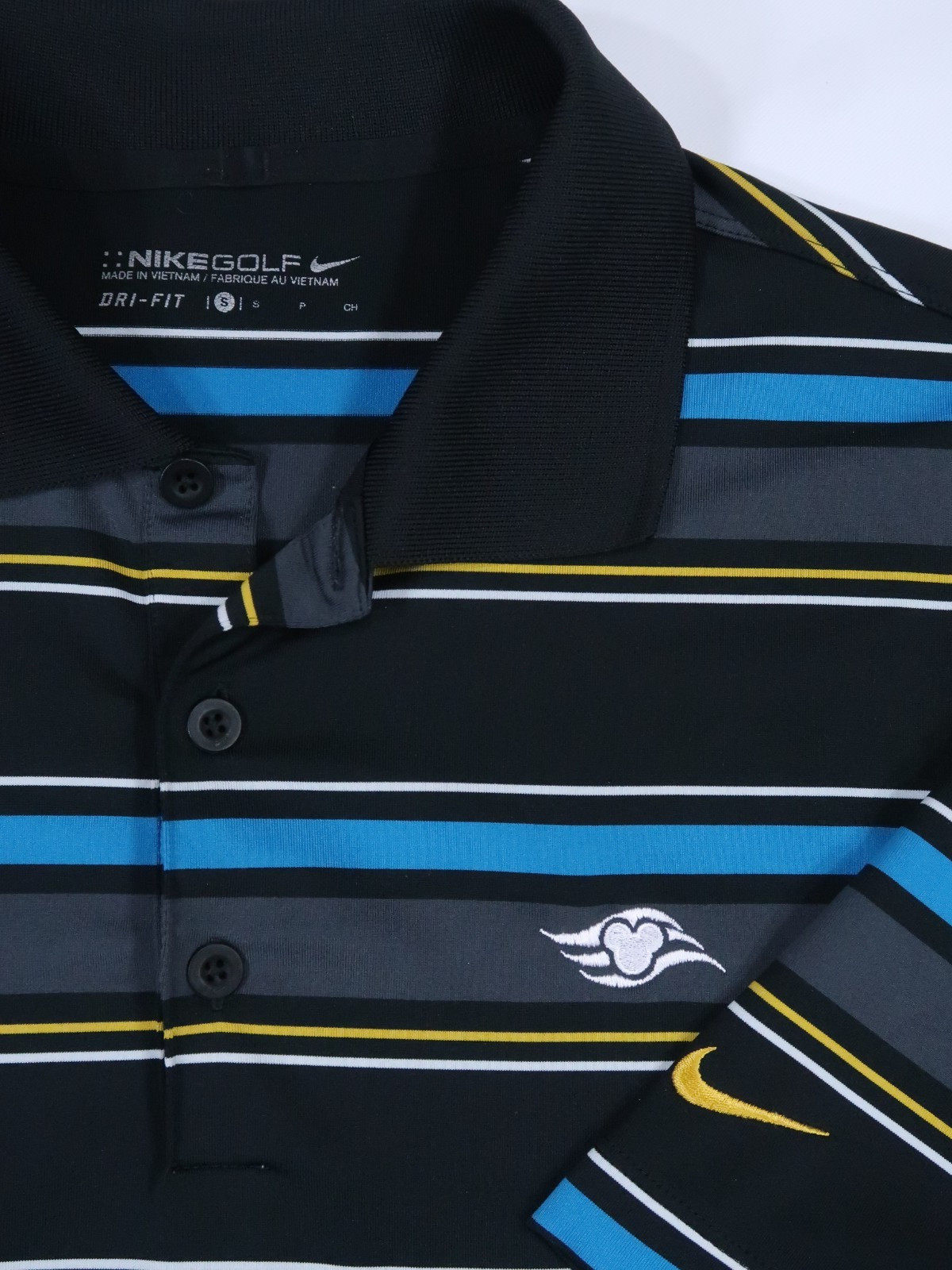 Nike golf WALT DISNEY CRUISE LINE MICKEY MOUSE GOLFING Small shirt performance