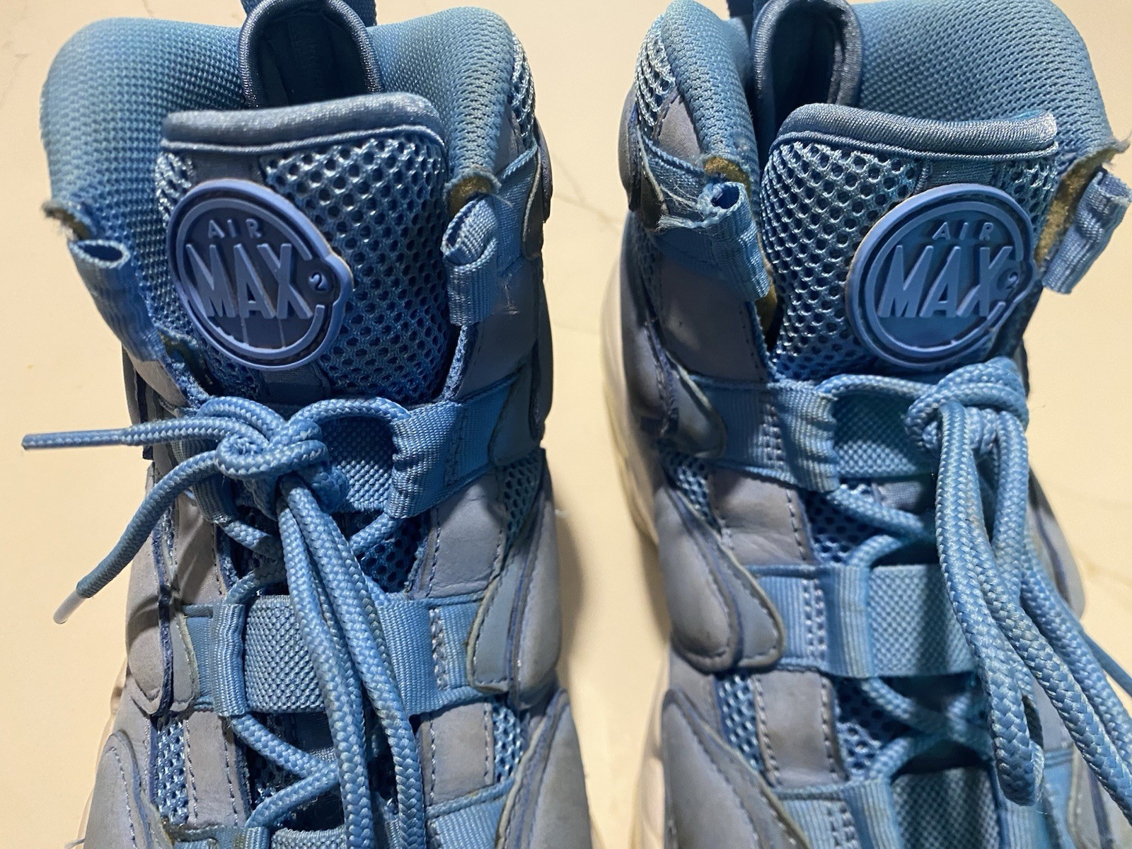 Nike Air Max 2 Uptempo 94 Size 10.5 Rare University Blue