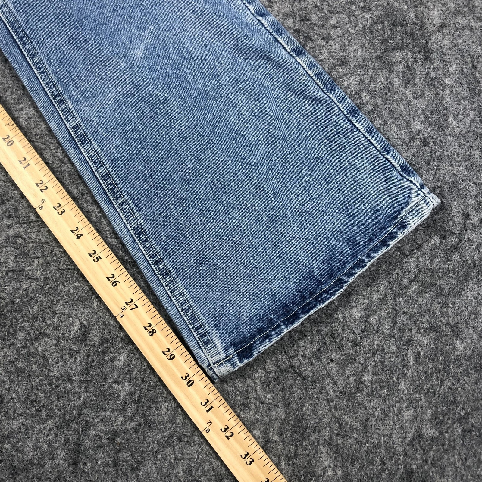 Vintage No Excuses Flare Jeans Juniors 11/12 Blue Light Wash High Rise Denim Y2K