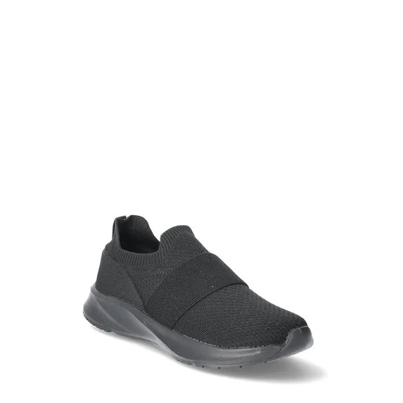 Athletic Works Women’s Banded Black Jogger Sneakers Odor control Wide Width