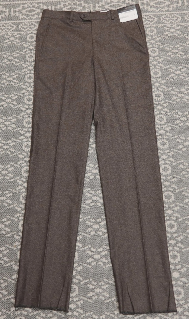$295 Joseph Abboud Men’s Modern Fit Dress Pants – Size 32 – Brown