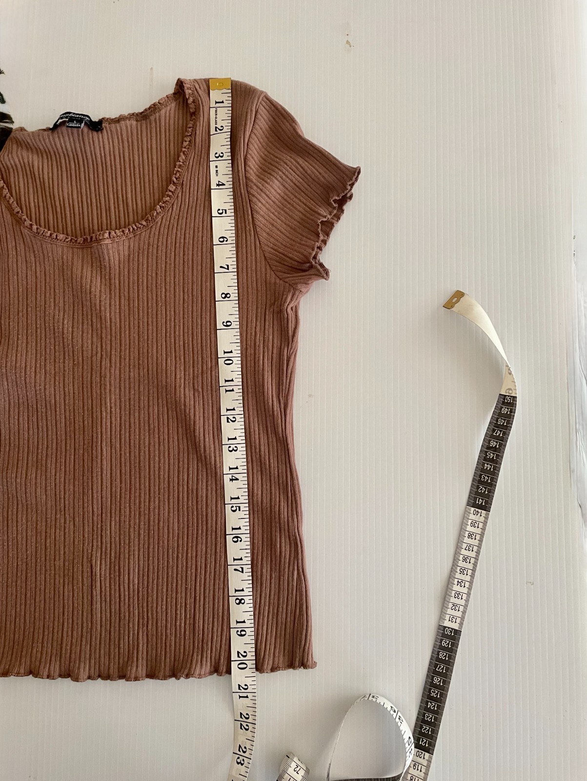 Ambiance Cute brown blouse, Top for summer