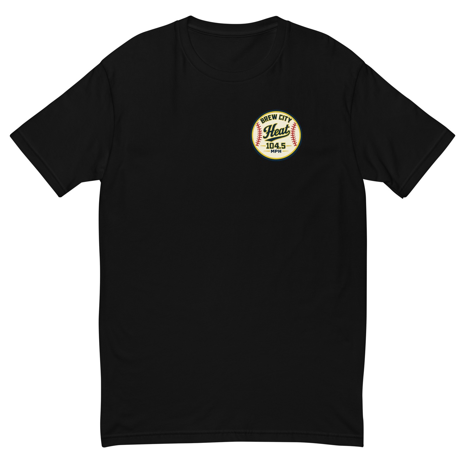 Brew City Heat 104.5 MPH Premium Baseball T-Shirt | Next Level 3600
