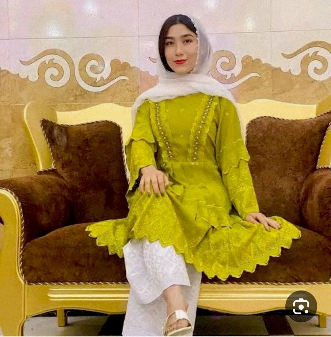 afghan TWO DAMANA clothes for women with deference colors.