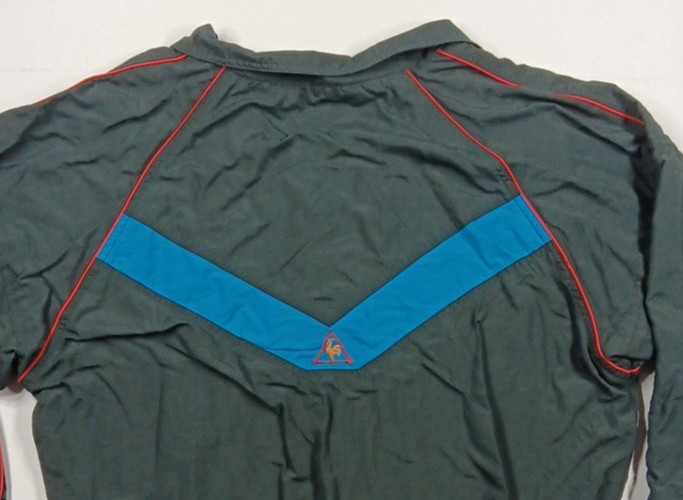 Le coq sportif Vintage Lined Jacket Men’s Med. Full Zip Sport Windbreaker
