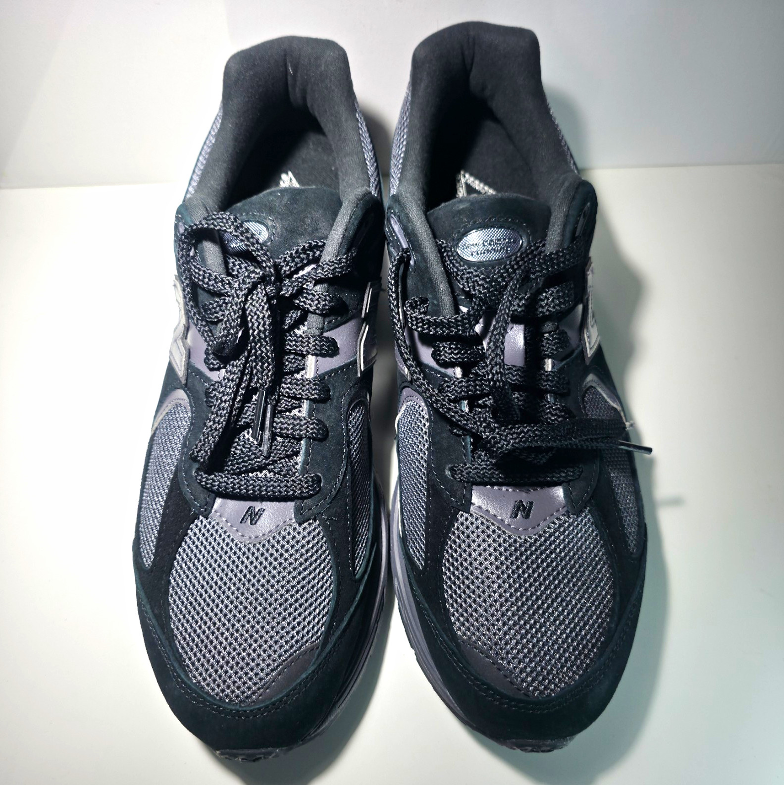New Balance 2002R Black Magnet Lace-Up Low Top Suede Sneaker M2002RBL
