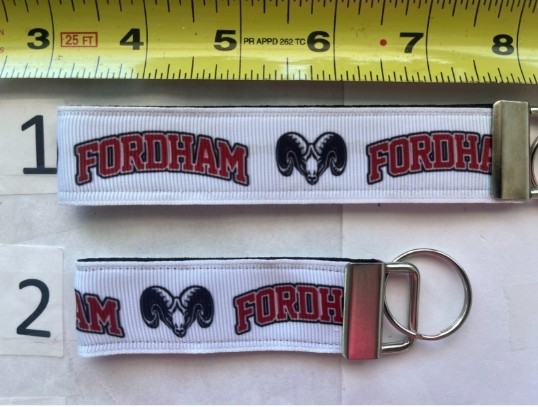 Fordham University Keychain Stocking Stuffer Fob Gift 4 Him Her Mom Dad Rams