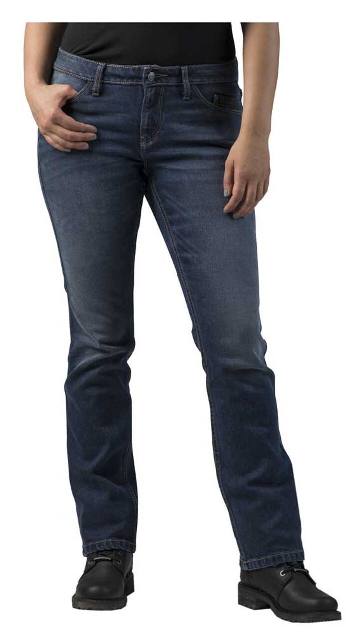 Harley Davidson Womens Jeans FXRG Armalith Denim Mid-Rise NWT 30 98268-19VW $295