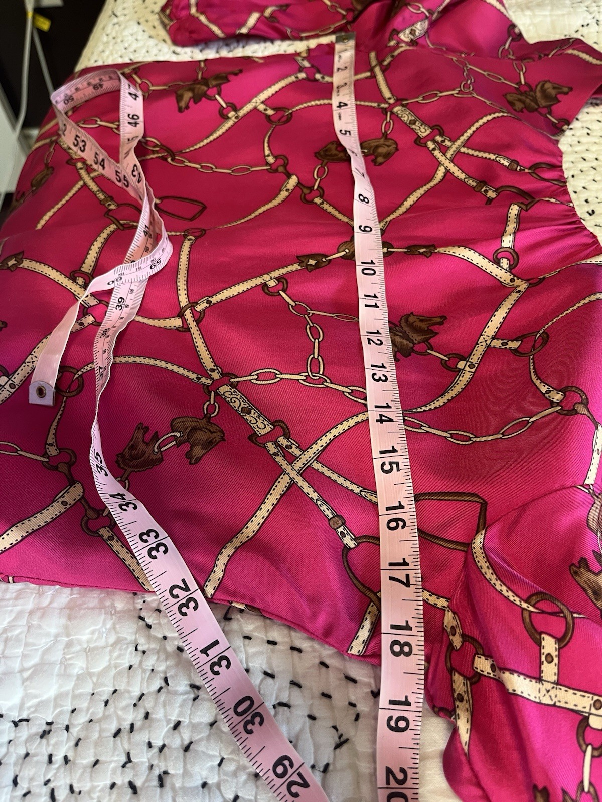 Britt Ryan 100% Silk Dress Made In USA Equestrian Horses 🐴 Size 8 Summer READ