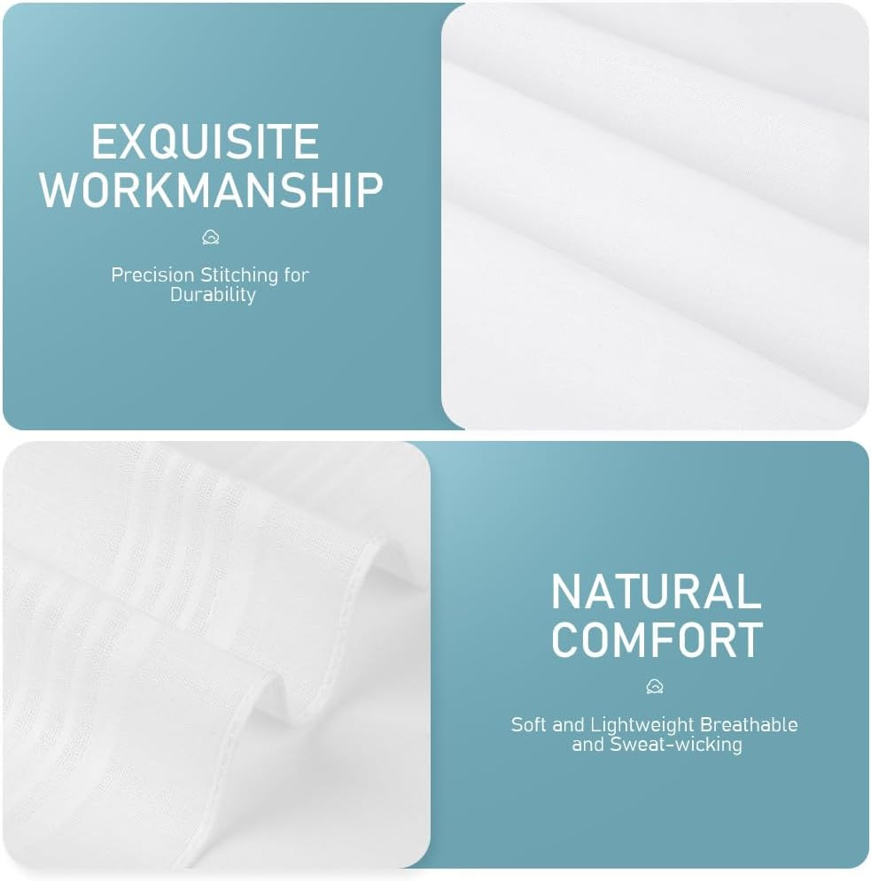 Men’s Handkerchiefs Cotton Hankerchiefs White Machine Wash Pocket Squares