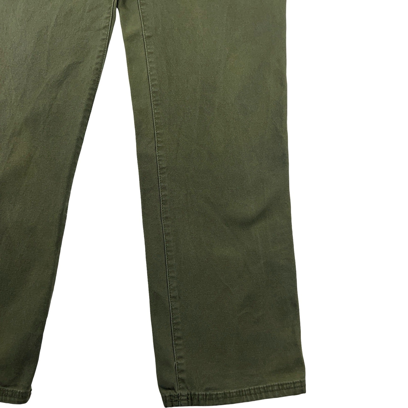Legendary Outfitters Canvas Pants Mens 36×34 Green Straight Leg Cargo Pocket