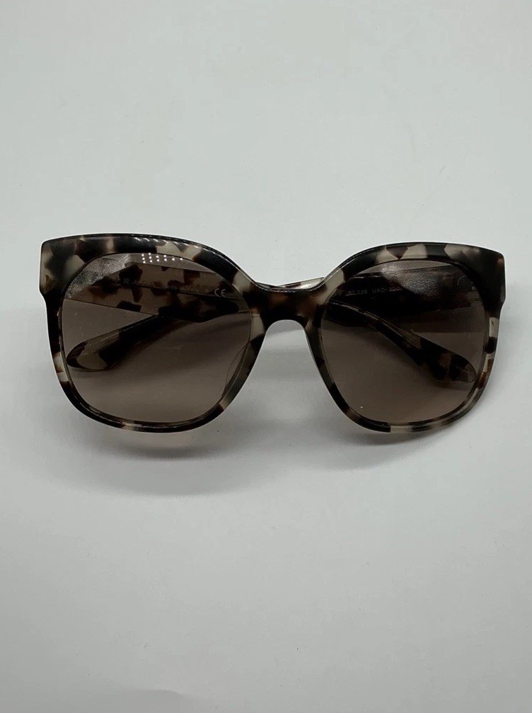 Prada SPR 10R‑F Marble Brown Tortoise Sunglasses 57‑19-140 with Case & Box