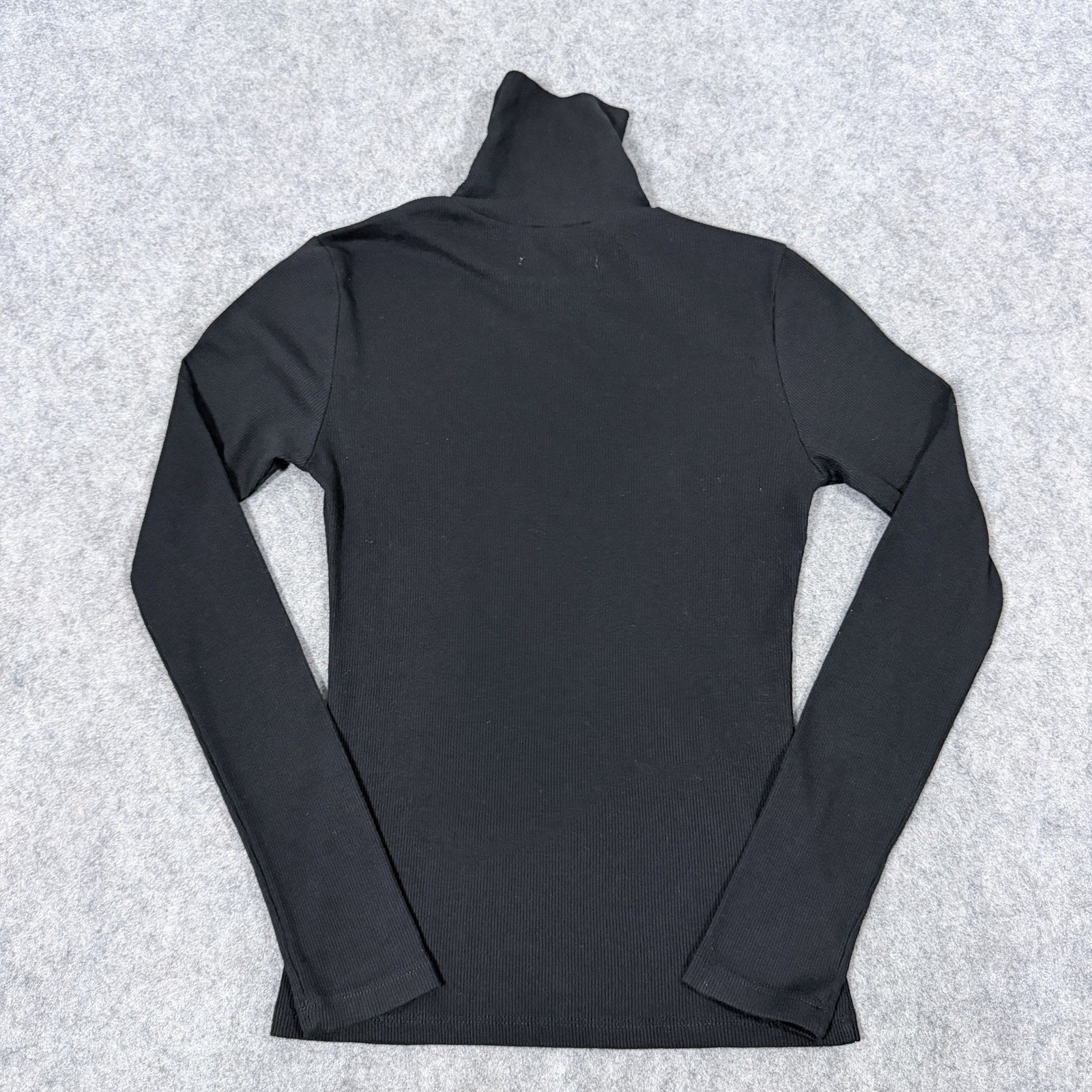 Active Basic Long Sleeve Pullover Turtleneck Sweater Women’s Size Medium Black