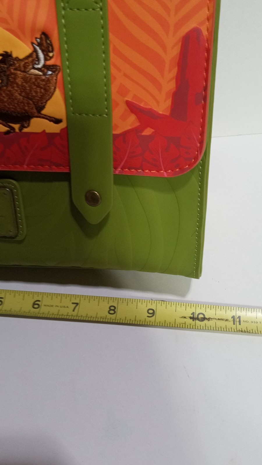 Loungefly Disney Lion King Simba Timon Pumbaa Walking Mini Flap Backpack