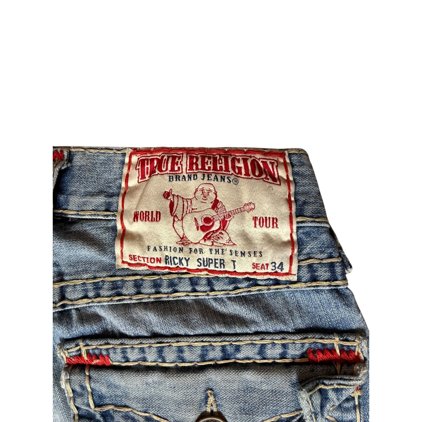 True Religion Ricky Super T Denim Jeans 28×31