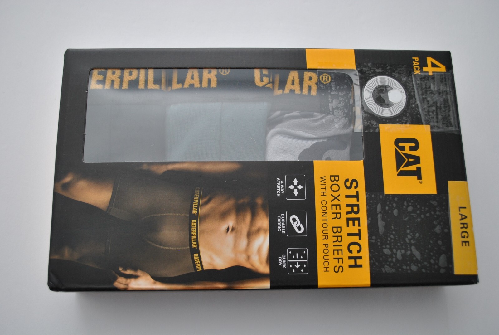 CAT Caterpillar Underwear Boxer Brief 4 pack – You Choose (1 set)