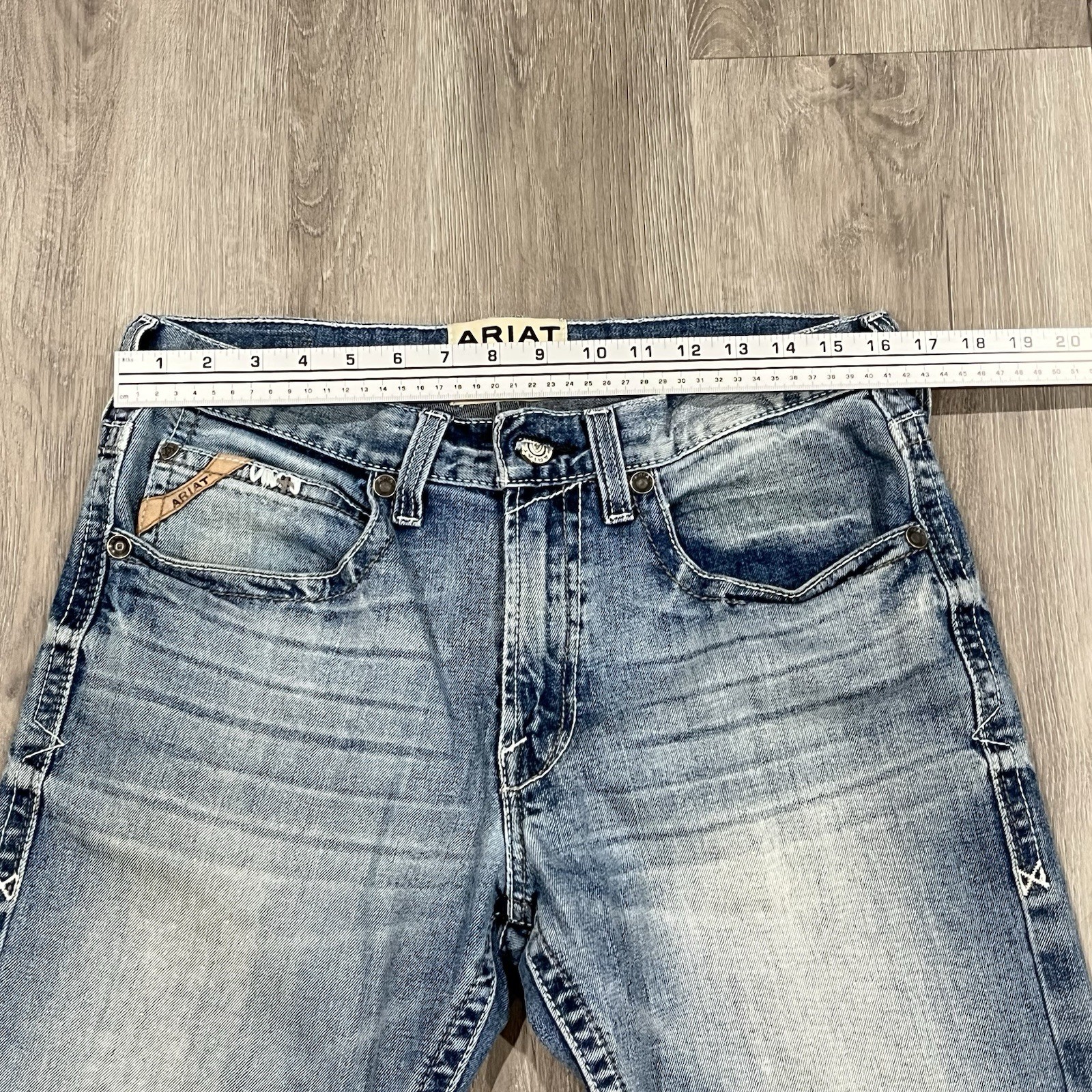 Ariat M2 Shasta Stirling Boot Cut Jeans Mens 32×32 Blue Relaxed Fit Stretch