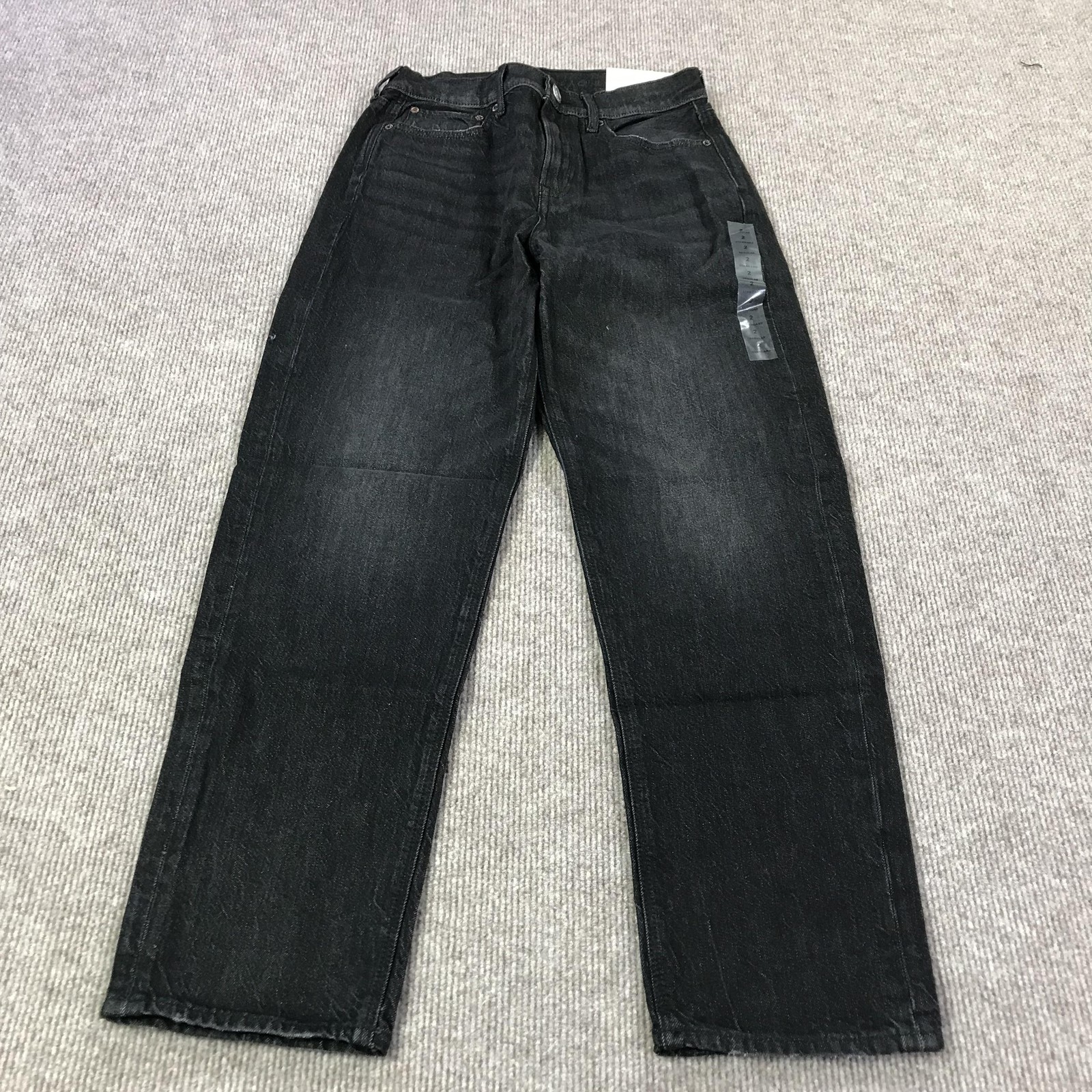 American Eagle Jeans Womens 2 26W Black 90s Boyfriend High Rise Comfort Stretch