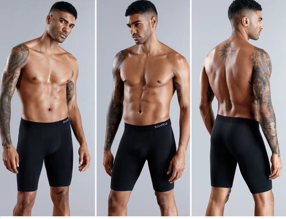 Men’s Long Leg Cotton Boxer Shorts Soft Stretch Breathable Premium Underwear