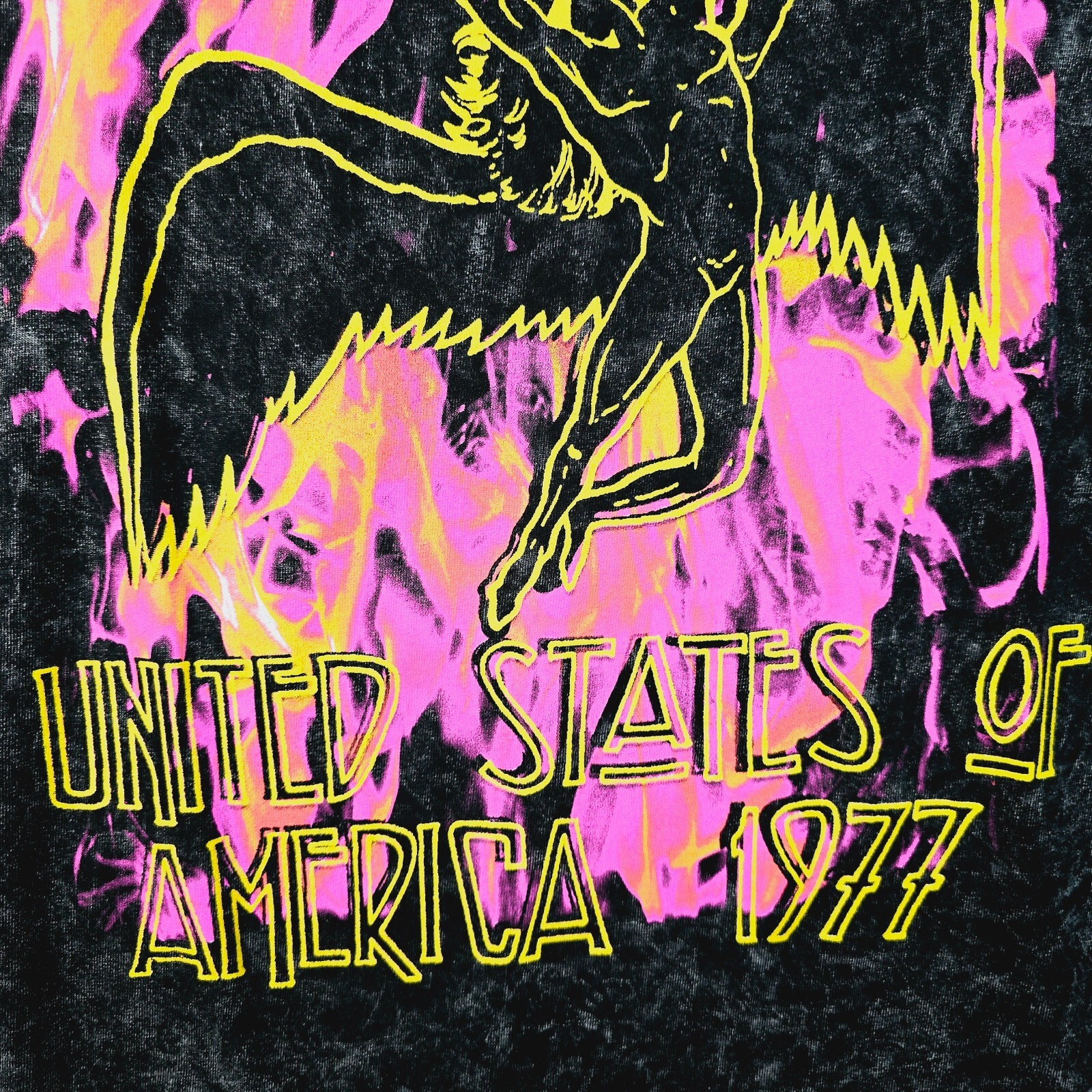 Led Zeppelin Mens Shirt SMALL Black BLEACH DYE JIMMY PAGE ROBERT PLANT NWT