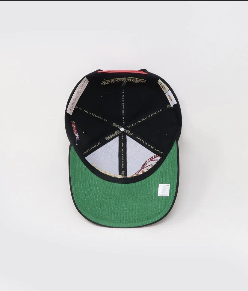 Mitchell & Ness Men’s Hat NBA Draft Houston Rockets Black HWC Pro Snapback Cap