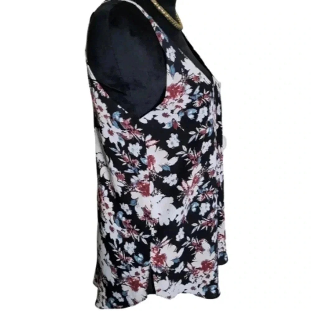 Kismet Floral Spaghetti Strap Tank Size S