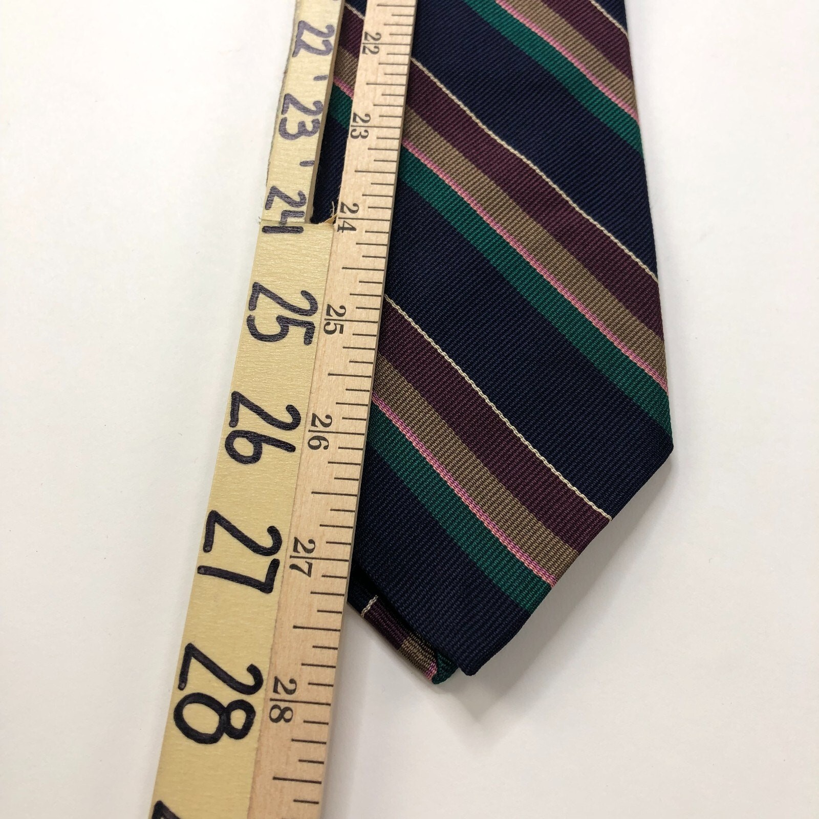 Robert Talbott Best of Class 100% Silk Neck Tie Men’s Striped 3″ / 56 In