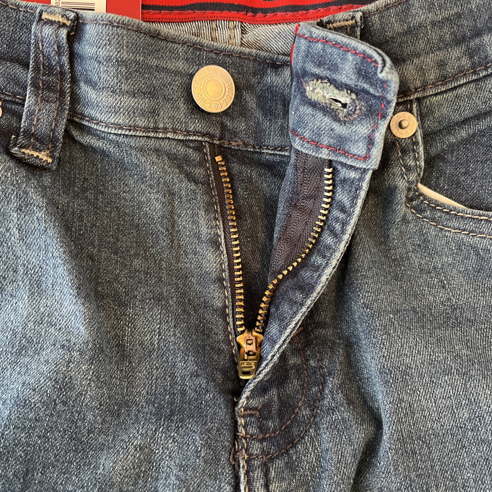 Levi’s Boys 511 Slim Fit Jeans Size 14 Regular NWT Performance Flex Stretch Blue