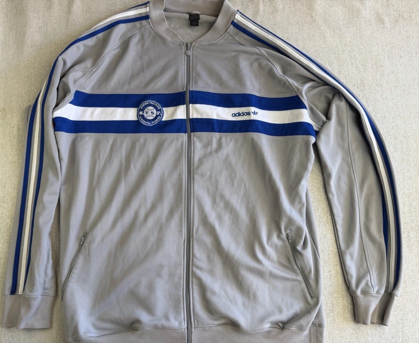 RARE LIMITED ED MLB adidas DINGER JACKET SARASOTA Baseball Track Sweat shirt 4XL