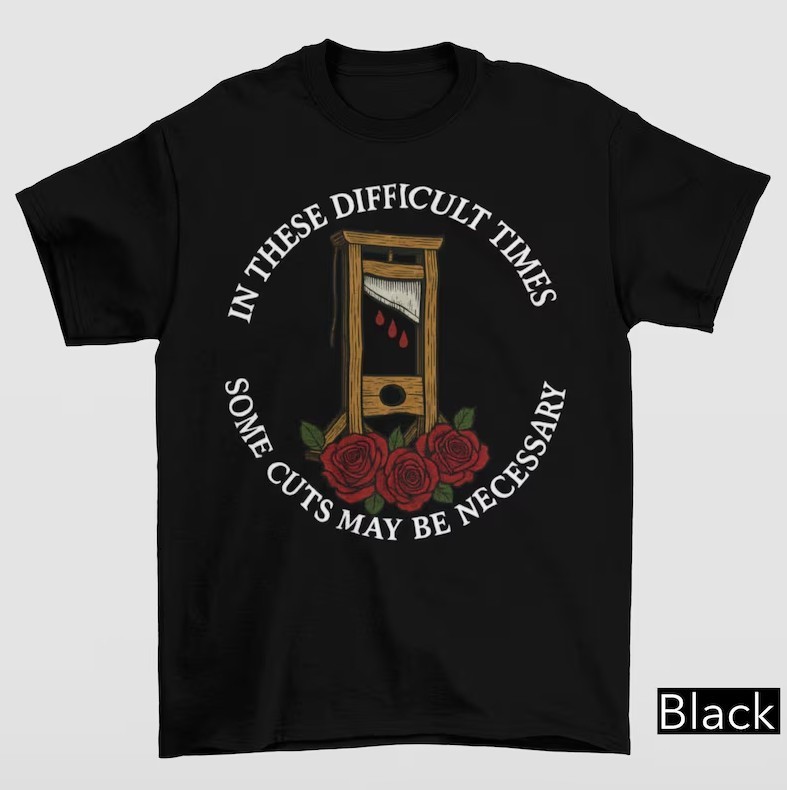 French Revolution Guillotine T-Shirt | Eat The Rich Graphic Tee | Vintage Protes