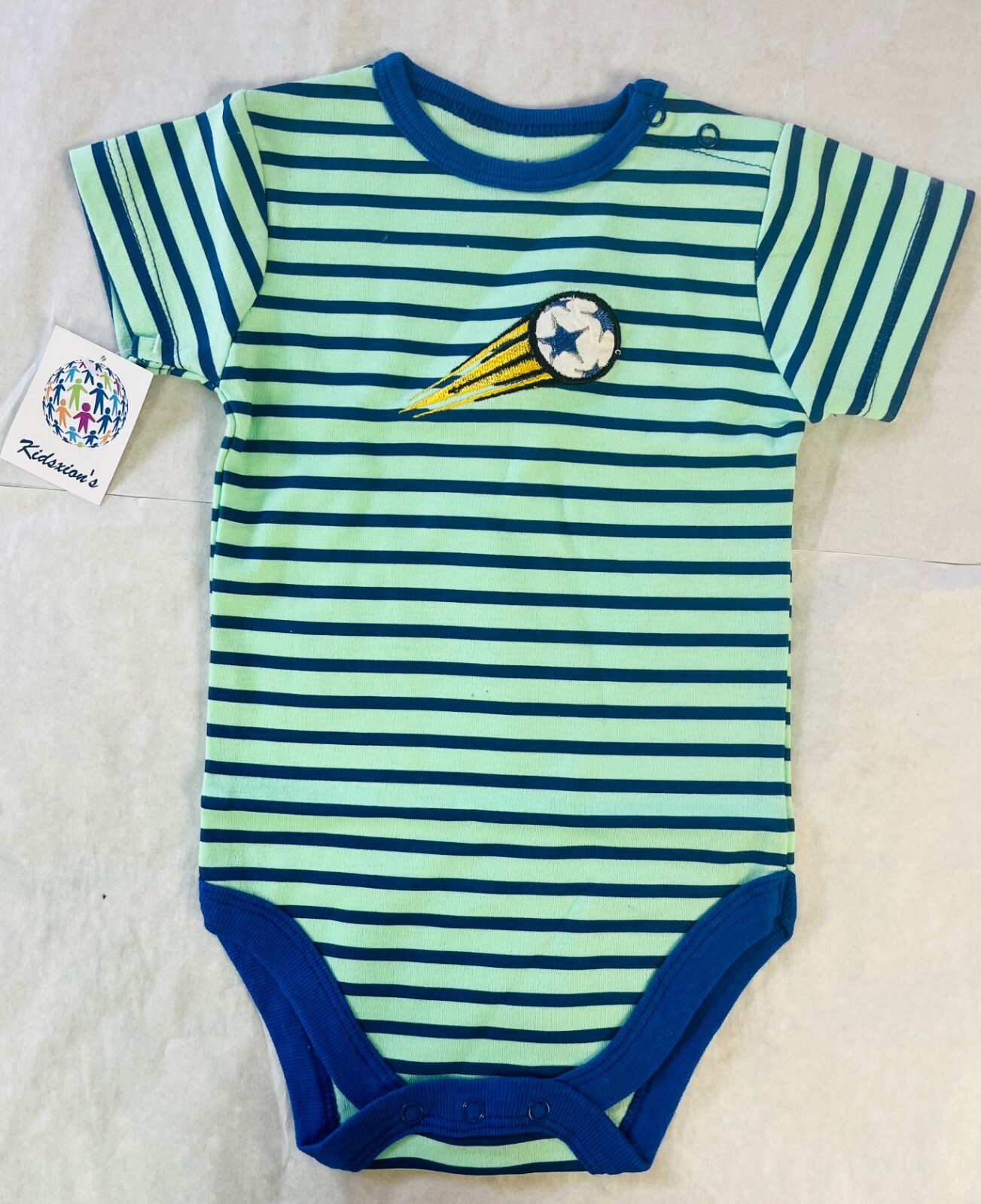 Baby Boys Infants Short Sleeves 4 Pack Bodysuits
