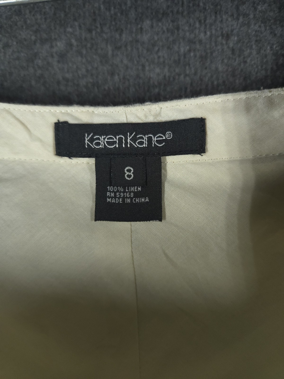 Karen Kane Womens Linen Skirt Size 8 Boho Maxi 90s Y2K Cottagecore Flawed