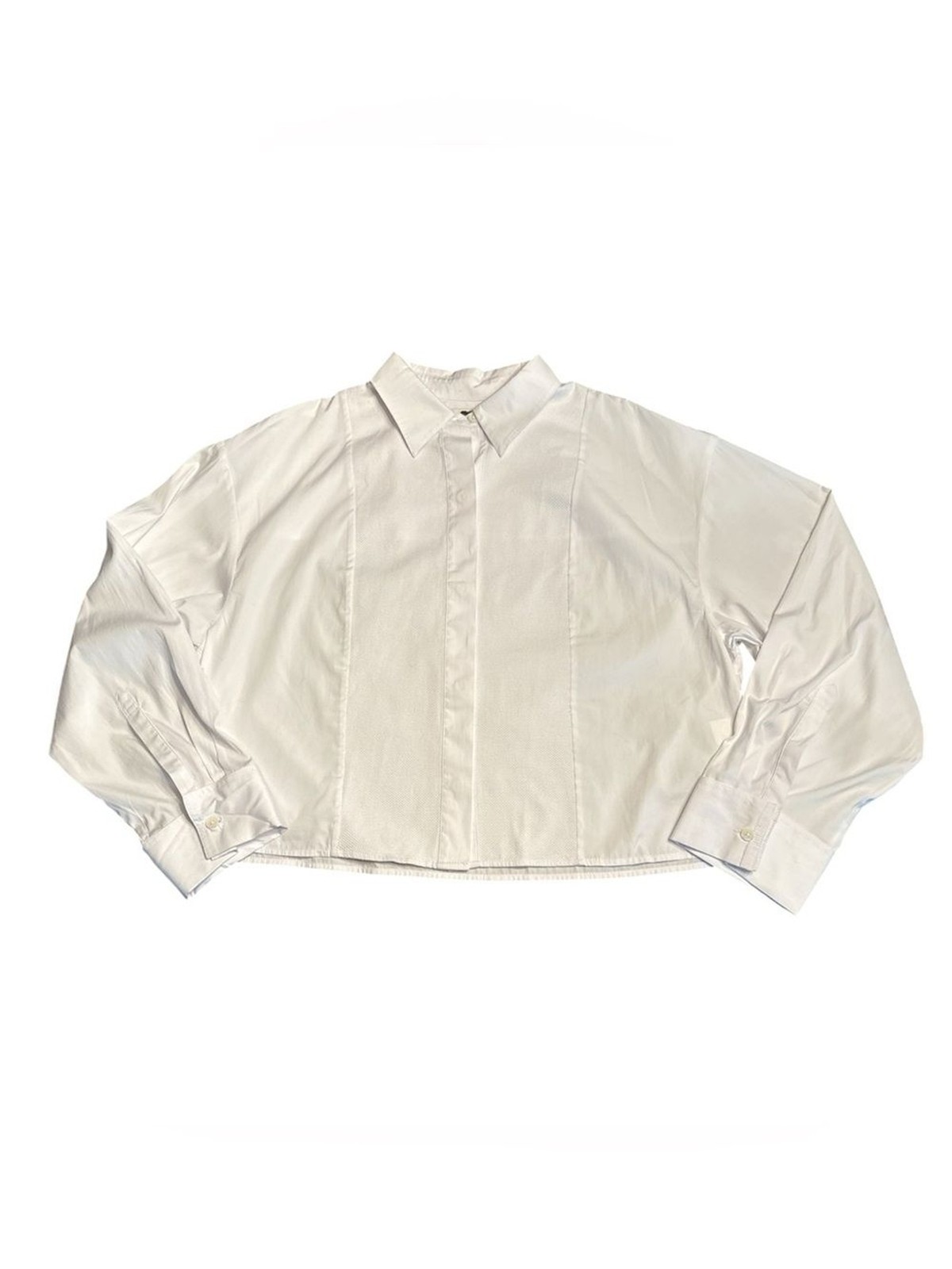 Madewell women’s Straight-Hem Tuxedo Shirt long sleeve white Size L NWT