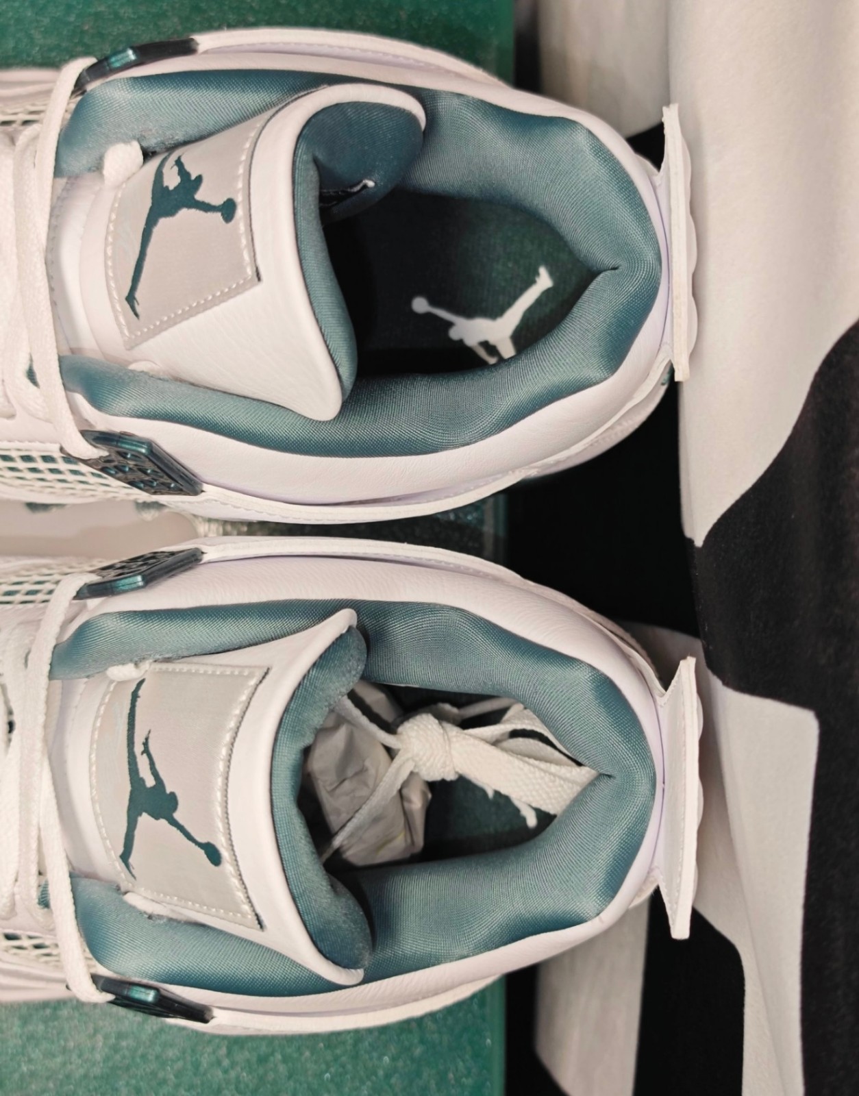 New Jordan 4 Retro “Oxidized Green” Mid Top Basketball Shoes Men’s US Size 7-13
