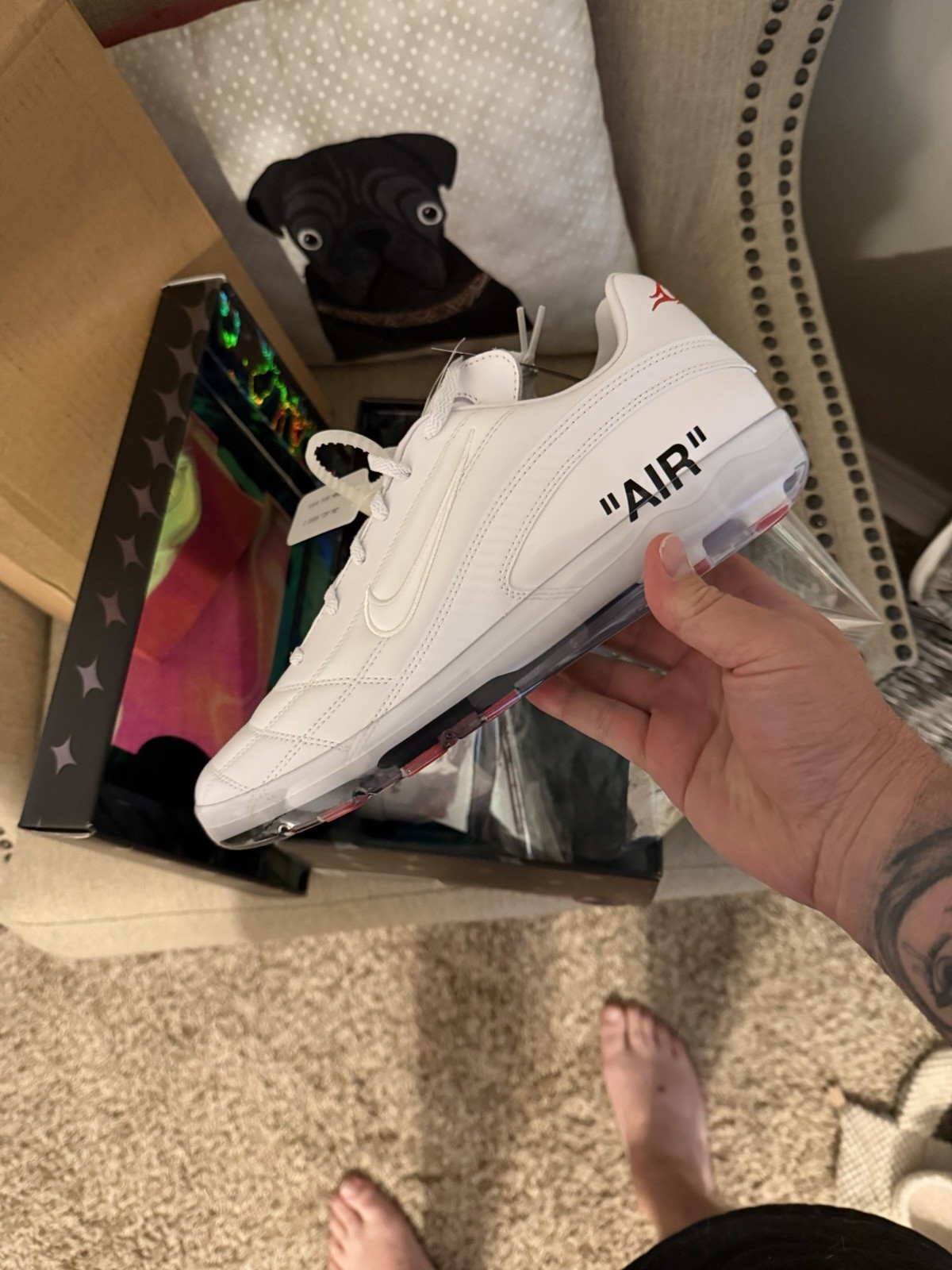 Nike Cryoshot Zoom M9 x V.A.A. Virgil USA Sz 10 IM3886-100 In Hand!