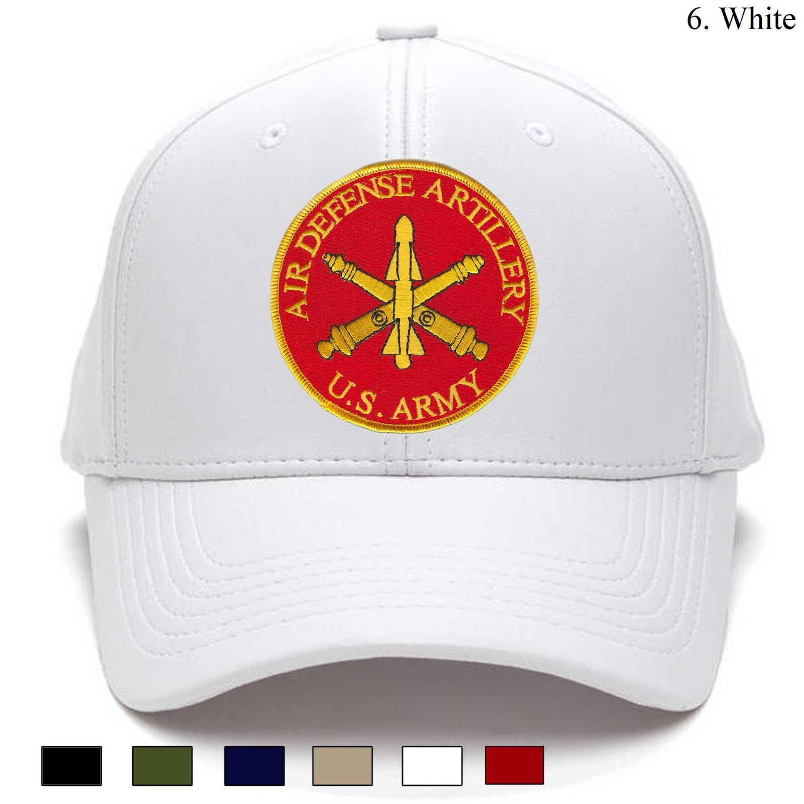 Embroidered Hat Air Defense Artillery, Veteran Cap, Trucker Hat, Baseball Cap