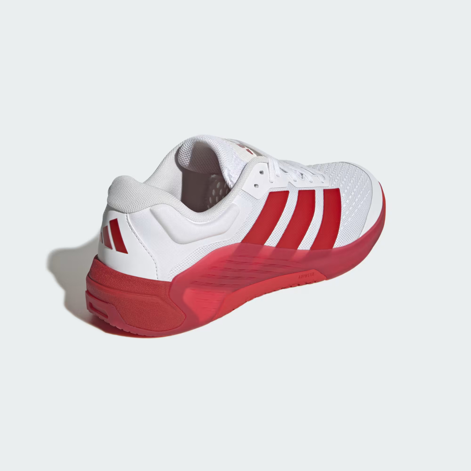 Adidas Dropset 4 Men’s Cross Training Gym Shoes White Red Size 10 JR4676 New