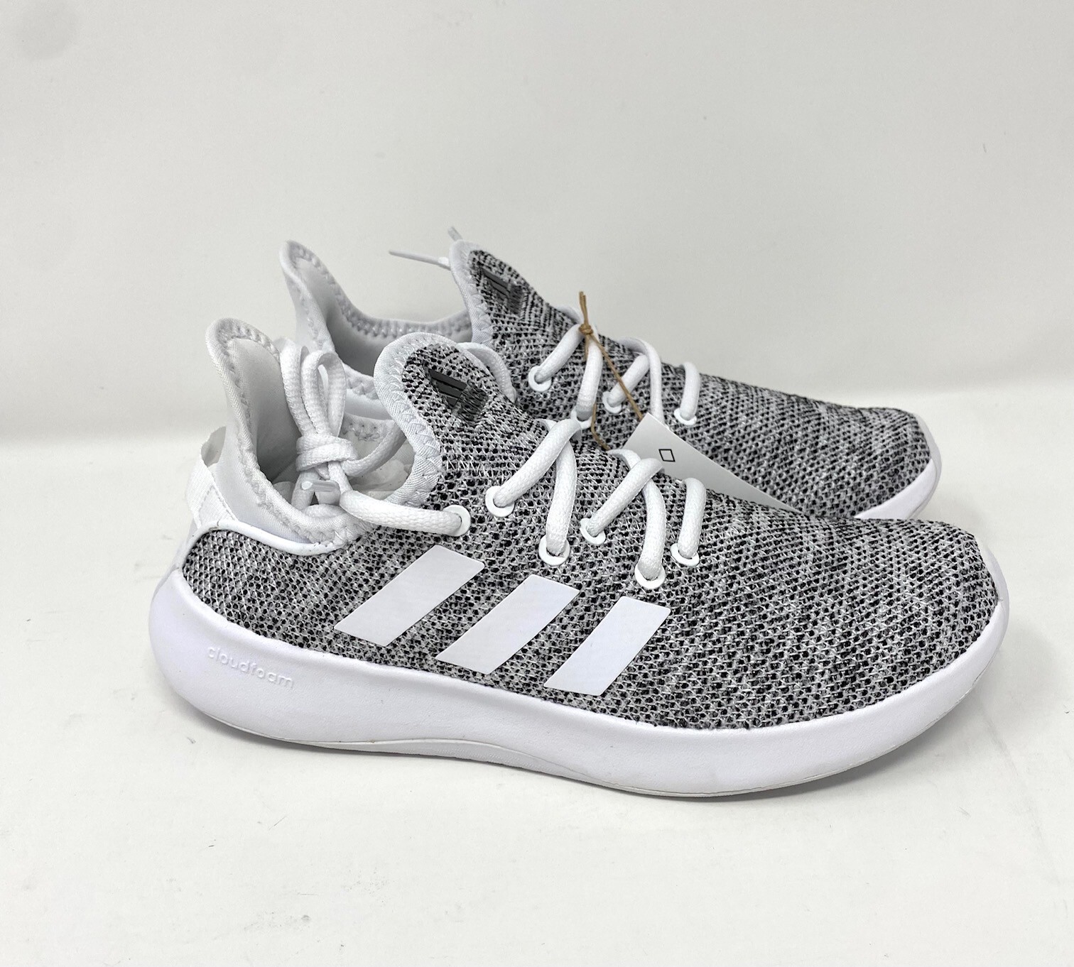 adidas Cloudfoam Pure 2.0 Running Shoe White/White/Black US Women’s Size 6.0